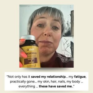 Customer review about fatigue improving and benefits to skin, hair and nails