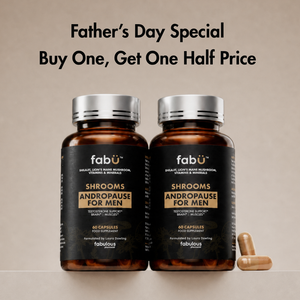 fabÜ SHROOMS ANDROPAUSE FOR MEN – Father’s Day Special