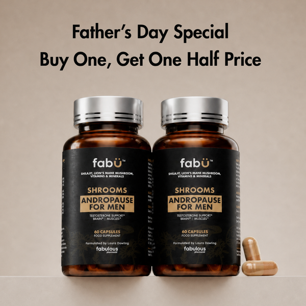 fabÜ SHROOMS ANDROPAUSE FOR MEN – Father’s Day Special