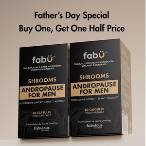 fabÜ SHROOMS ANDROPAUSE FOR MEN – Father’s Day Special