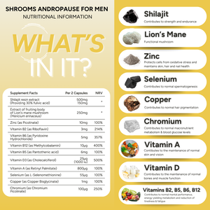 fabÜ SHROOMS ANDROPAUSE FOR MEN