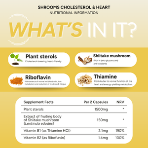 fabÜ SHROOMS CHOLESTEROL & HEART