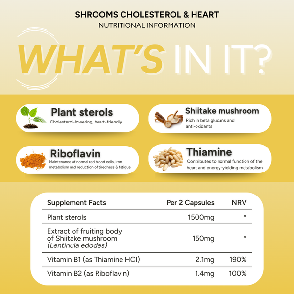 fabÜ SHROOMS CHOLESTEROL & HEART