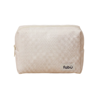 fabÜ White Toiletry Bag